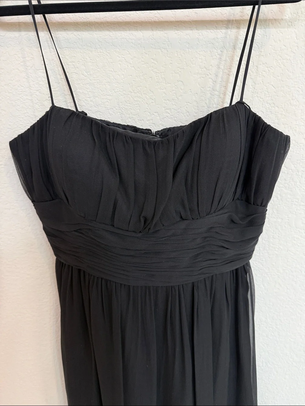 London Times Black Spaghetti-Strap Mini Dress - Picture 3 of 10